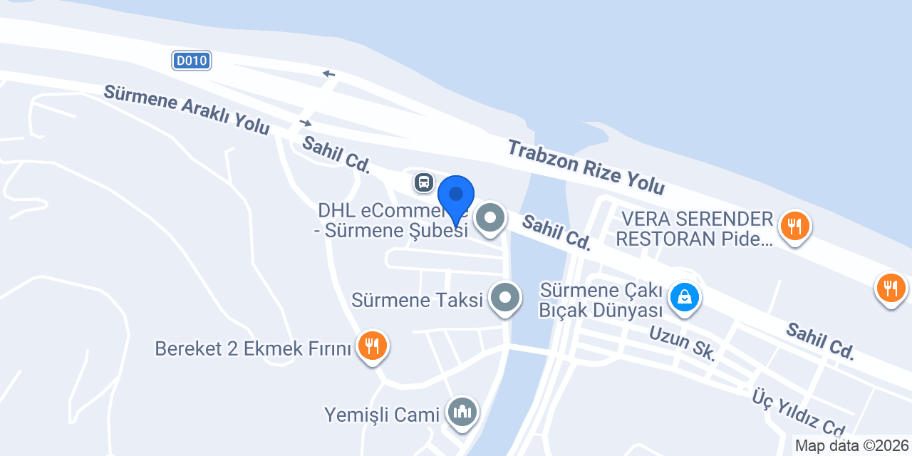 Sürmene Çakı ve Bıçak Diyarı konumu