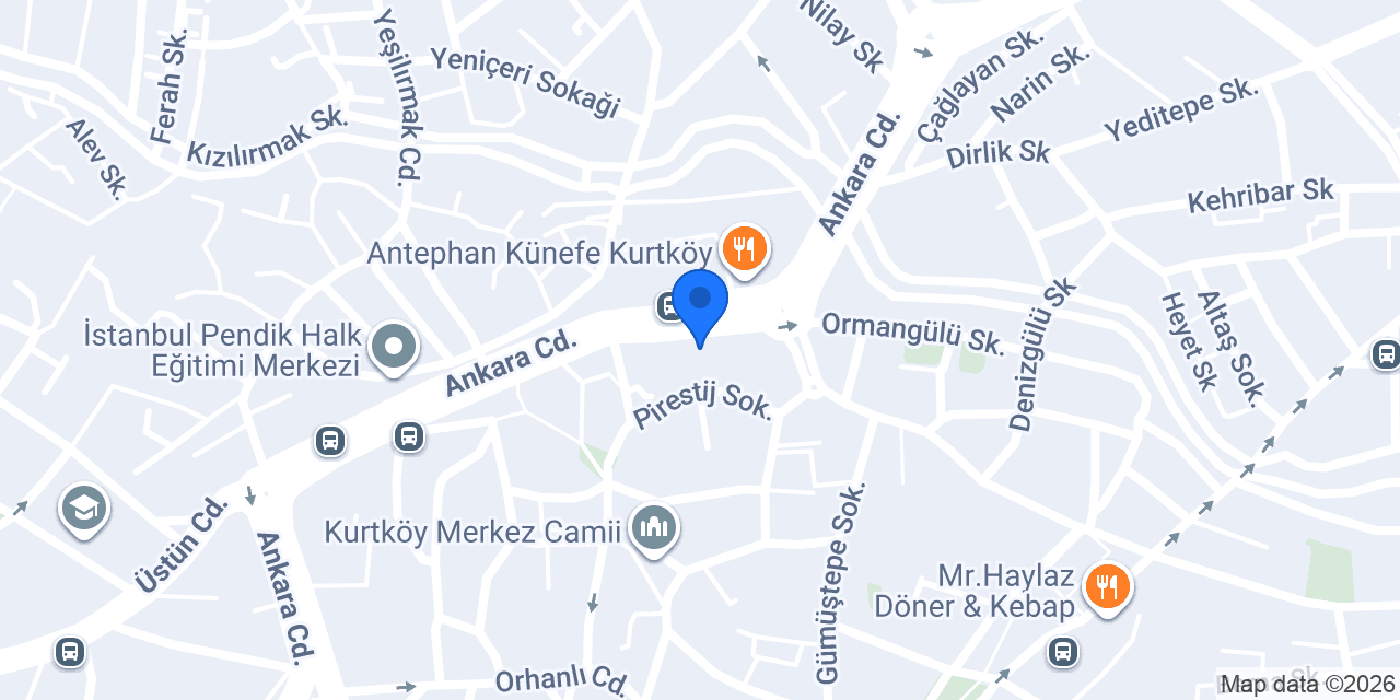 KURTKÖY DİJİTAL BASKI MERKEZİ konumu