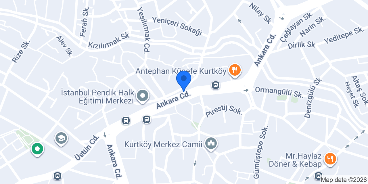 Kurtköy Çözüm Vip eğitim konumu