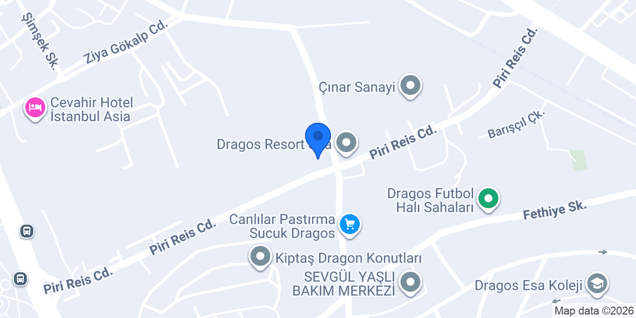 Damak 44 Dürüm konumu