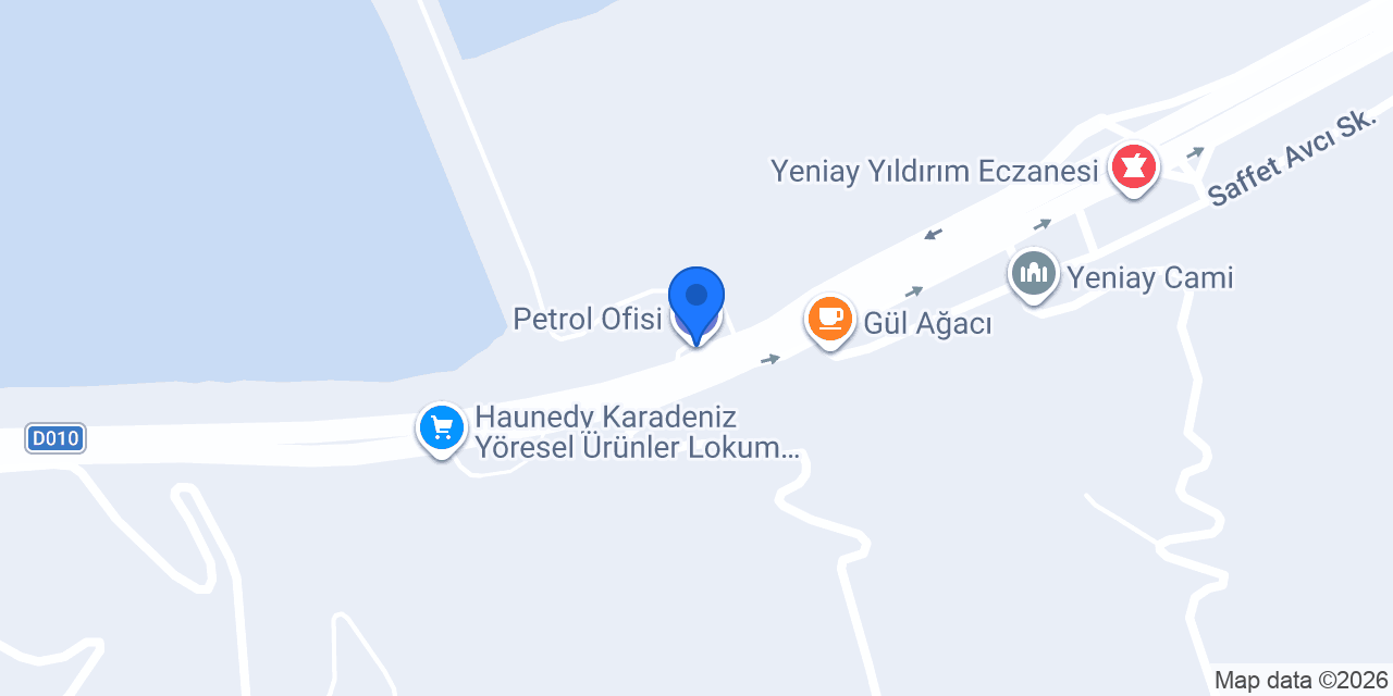 Petrol Ofisi konumu