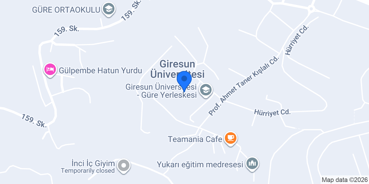 Giresun Üniversitesi Devlet Konservatuvarı konumu