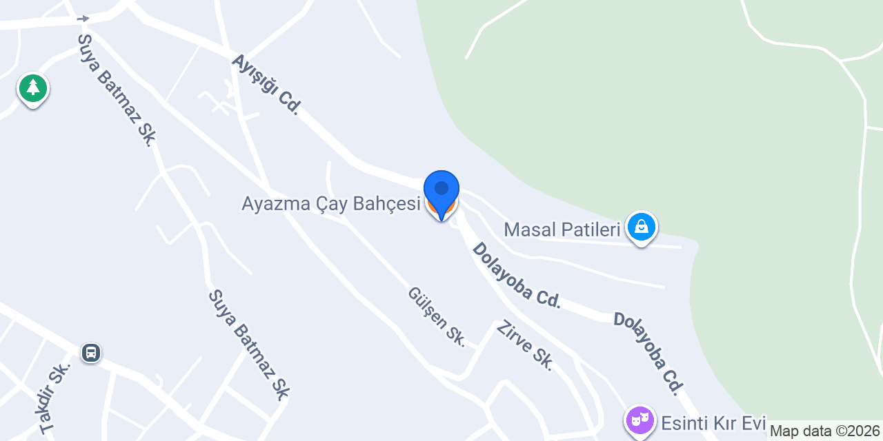 Ayazma Çay Bahçesi konumu