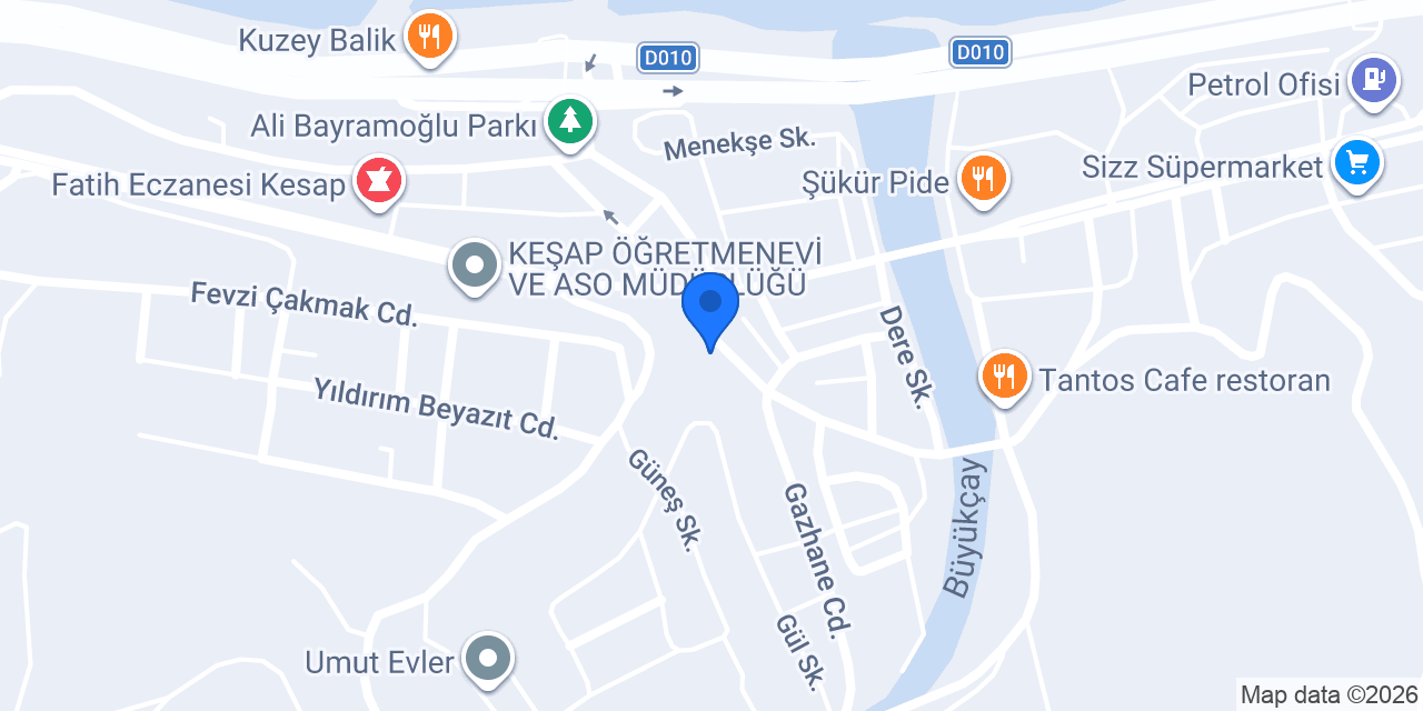 Falez Pastanesi konumu