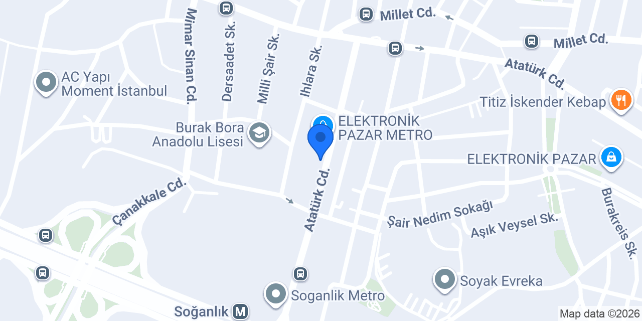 Cansever Topçular Elektrik konumu