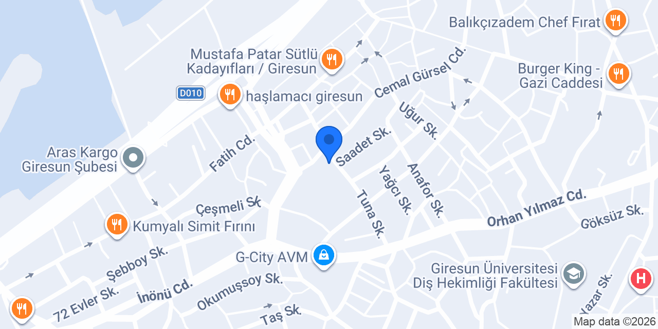 Yerişler Züccaciye konumu