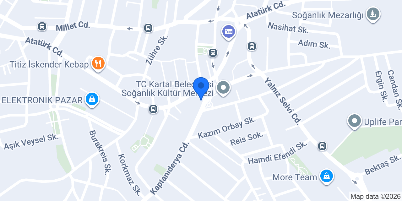 VakıfBank Soğanlık Şubesi konumu