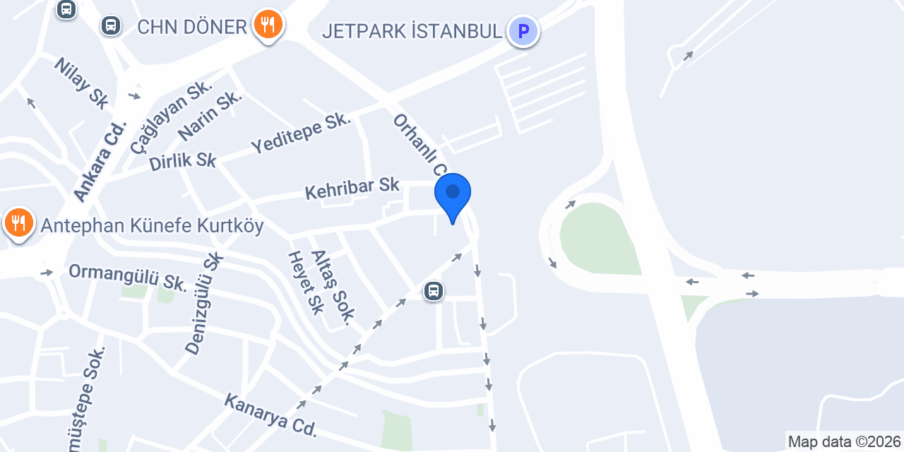 Ülkem Ekmek Fabrikası konumu