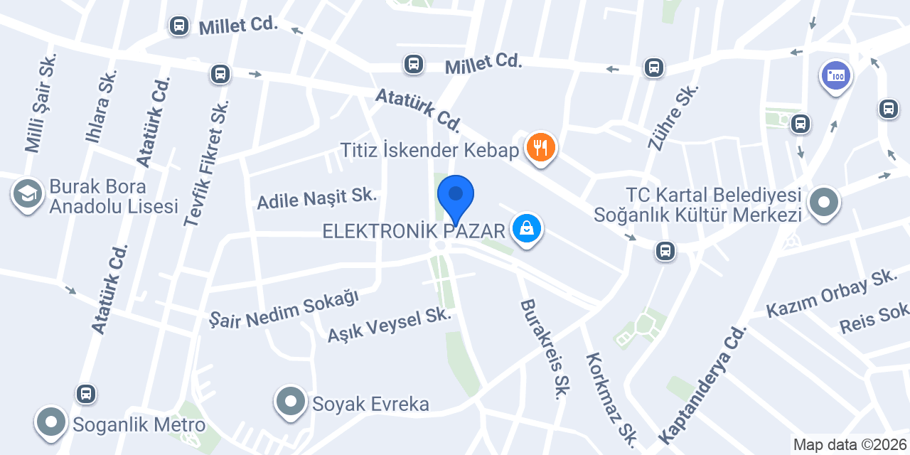 Pasaport Pizza Soğanlık konumu