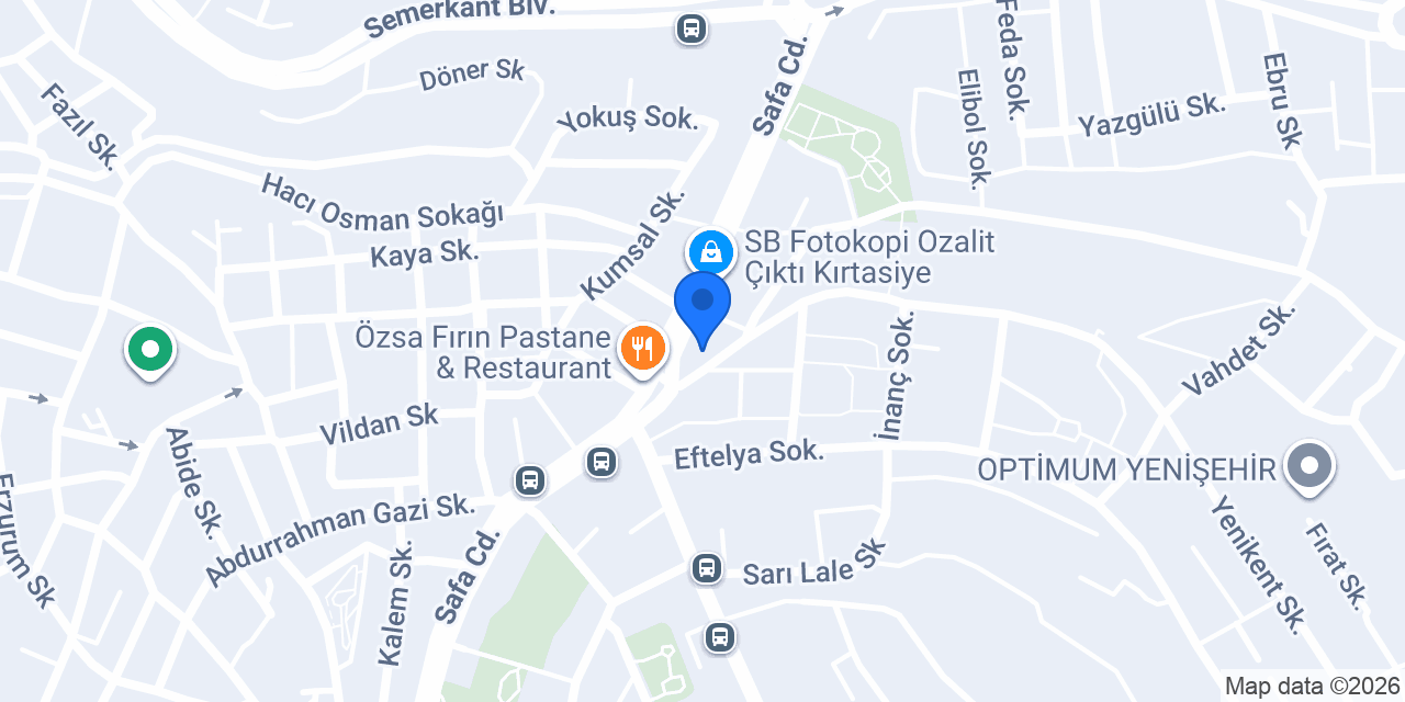 Kısmet Steakhouse konumu