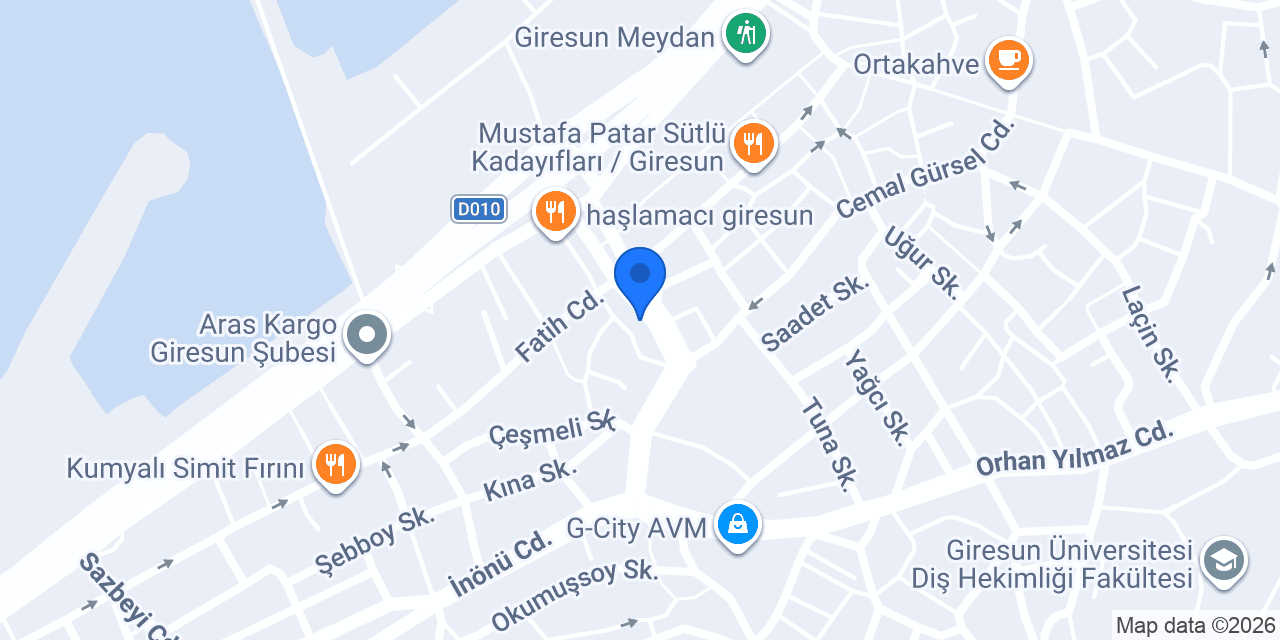 Lizay - Giresun konumu