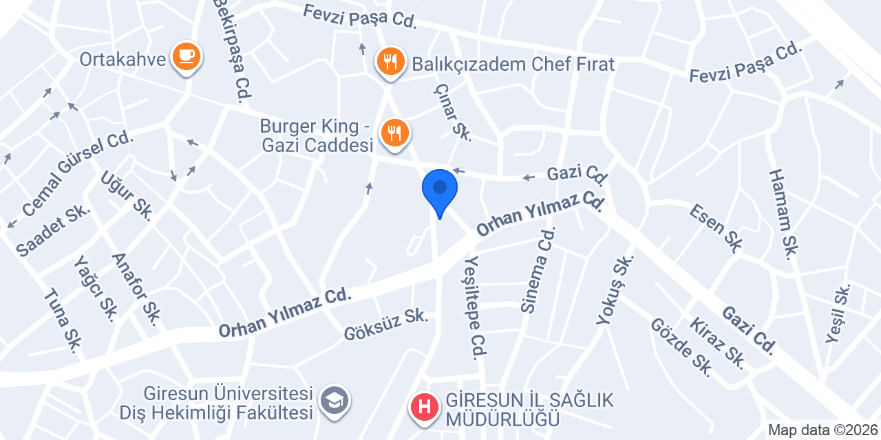 Çalıkuşu Kültür Kitabevi konumu