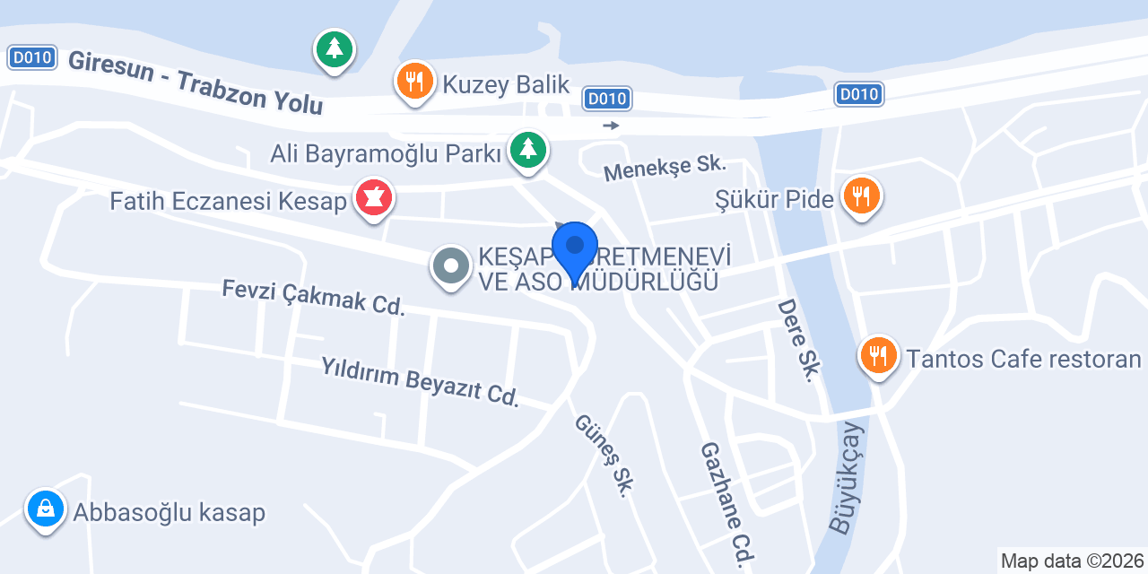 Keşap Noterliği konumu
