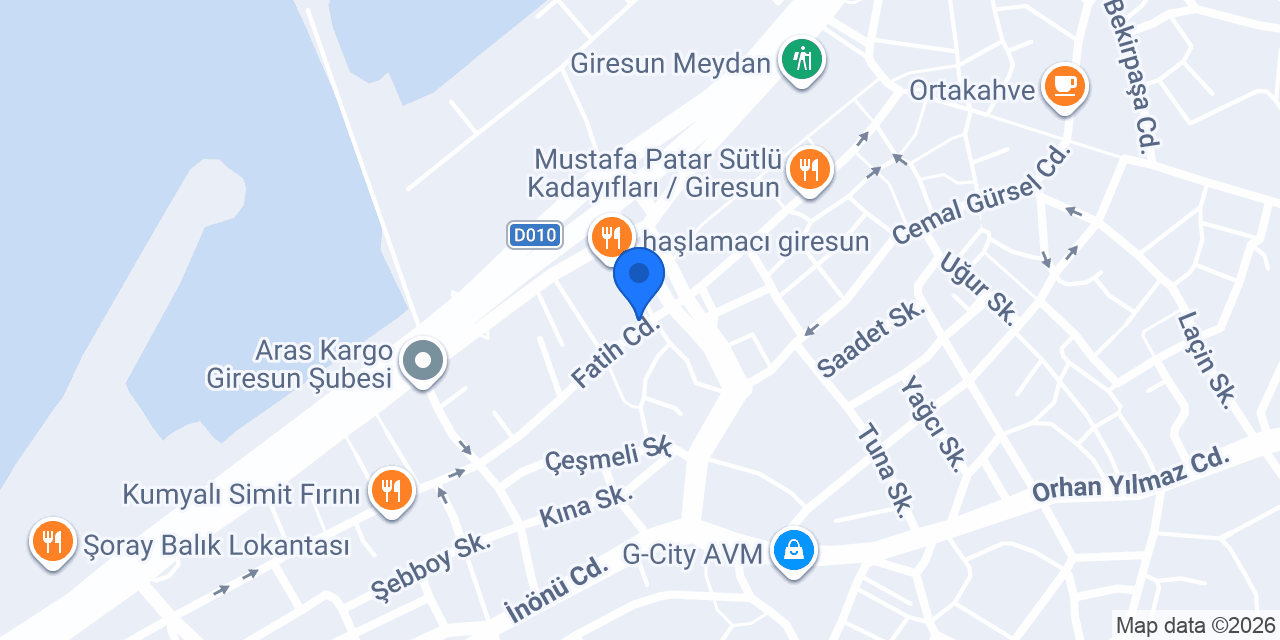 Konal Et Balık konumu