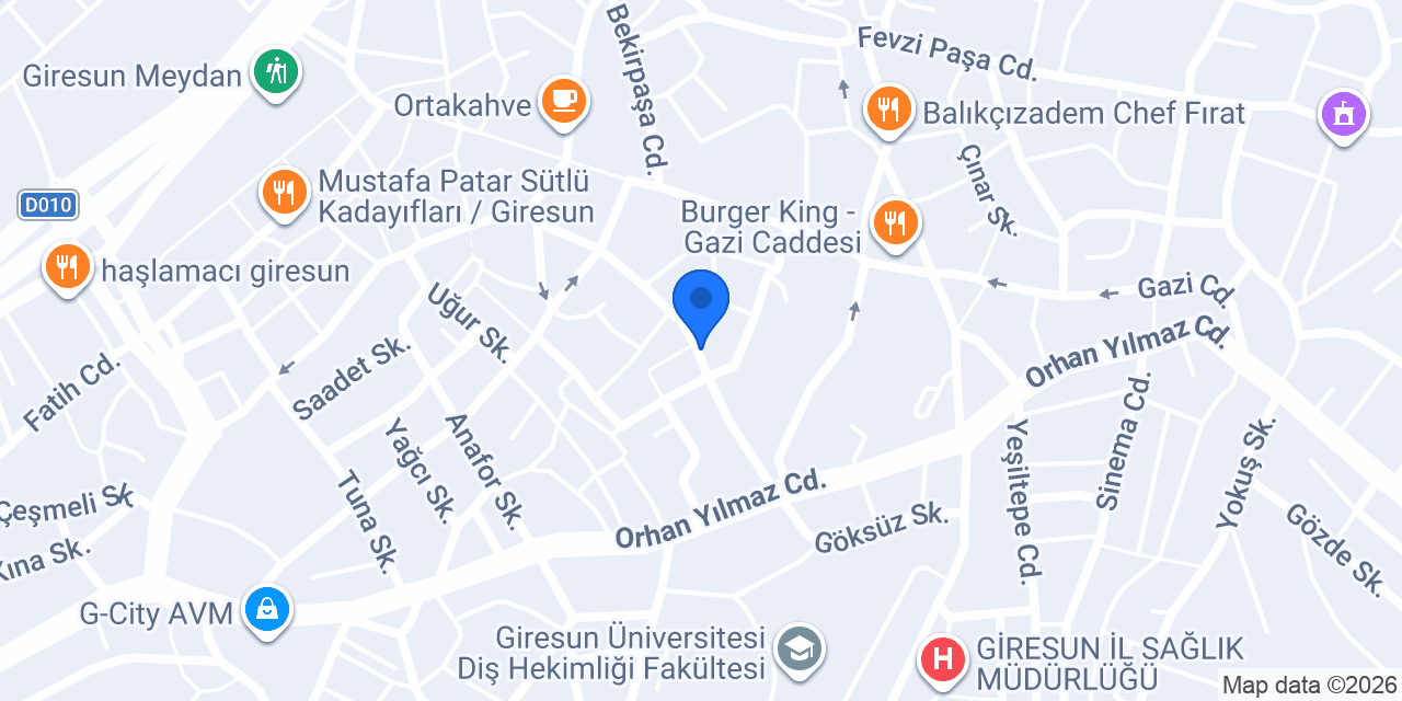 GİRESUN EV YENİLEME TADİLAT konumu