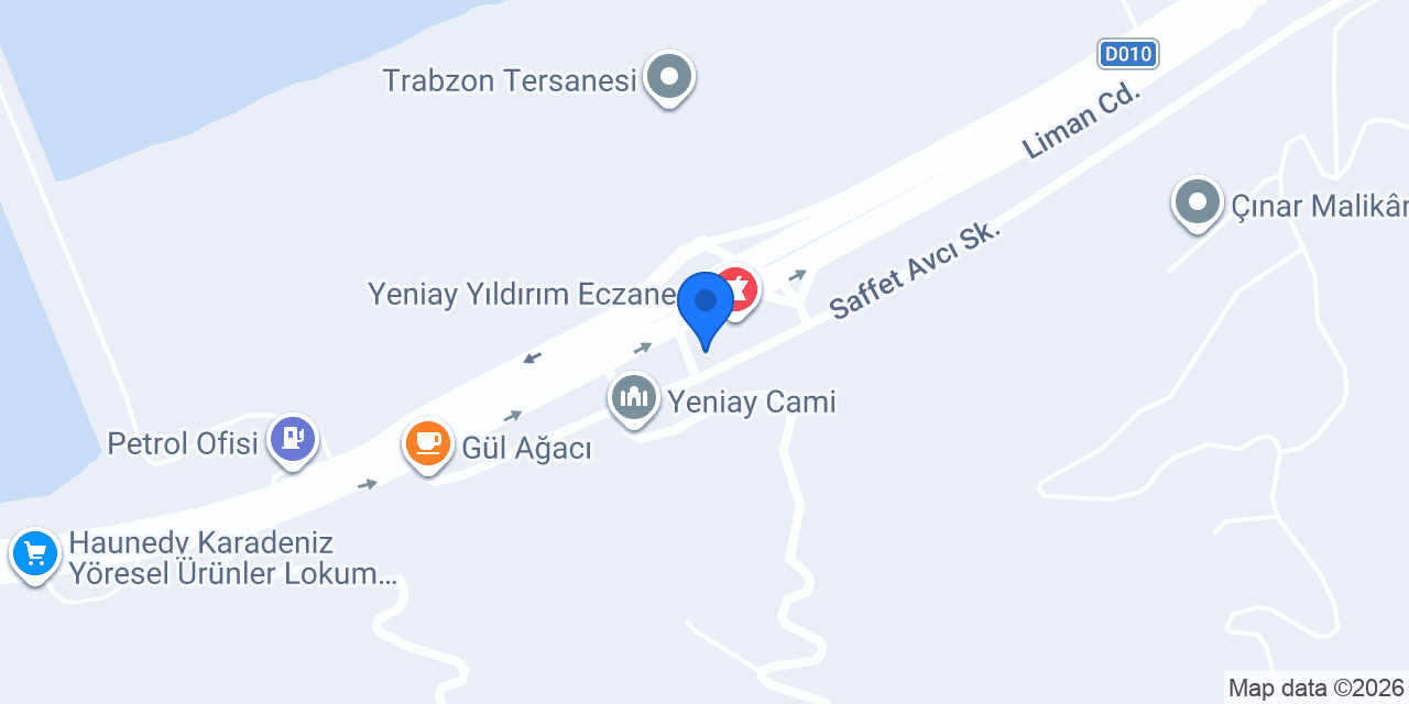 Sürmene Sağlık Meslek Lisesi konumu