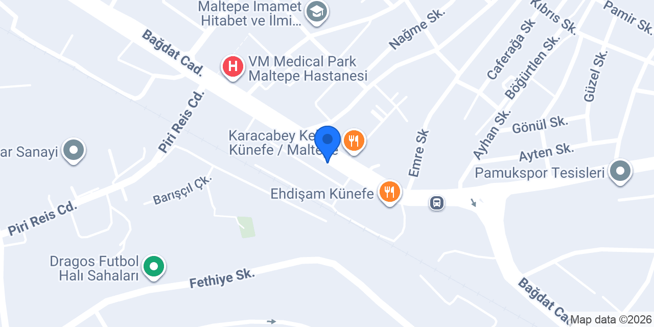 Akbank Cevizli/İst. Şubesi konumu