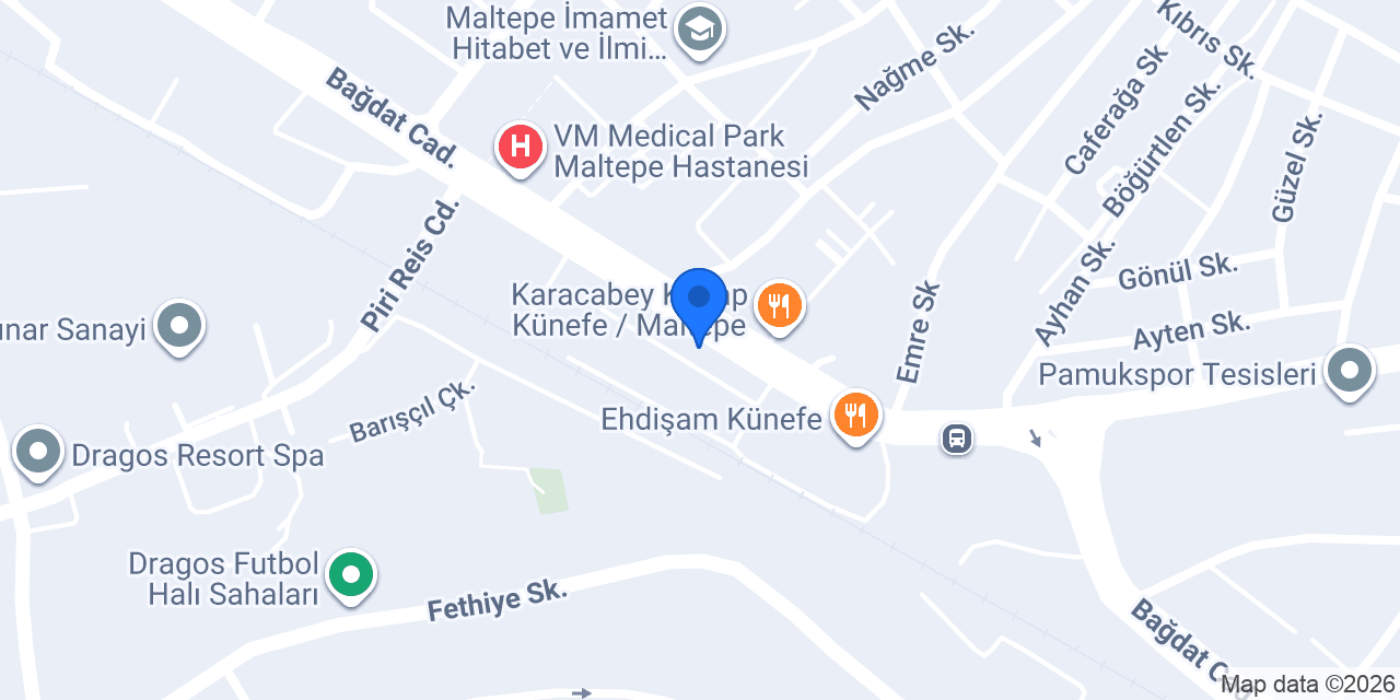 Meşhur Sarıyer börekcisi konumu