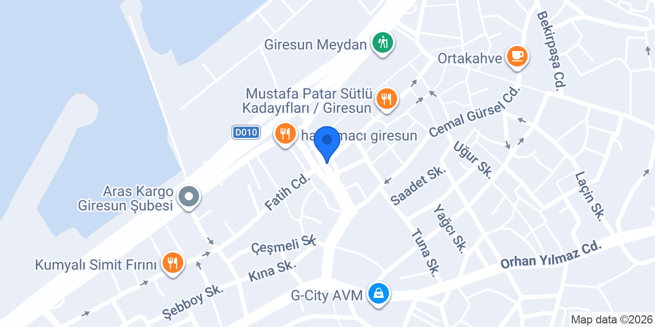 Gülenler Yapı Market konumu