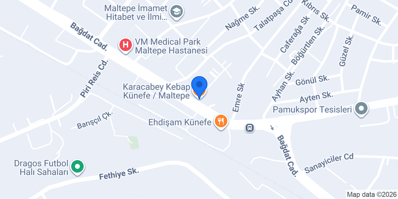 Karacabey Kebap Künefe / Maltepe konumu