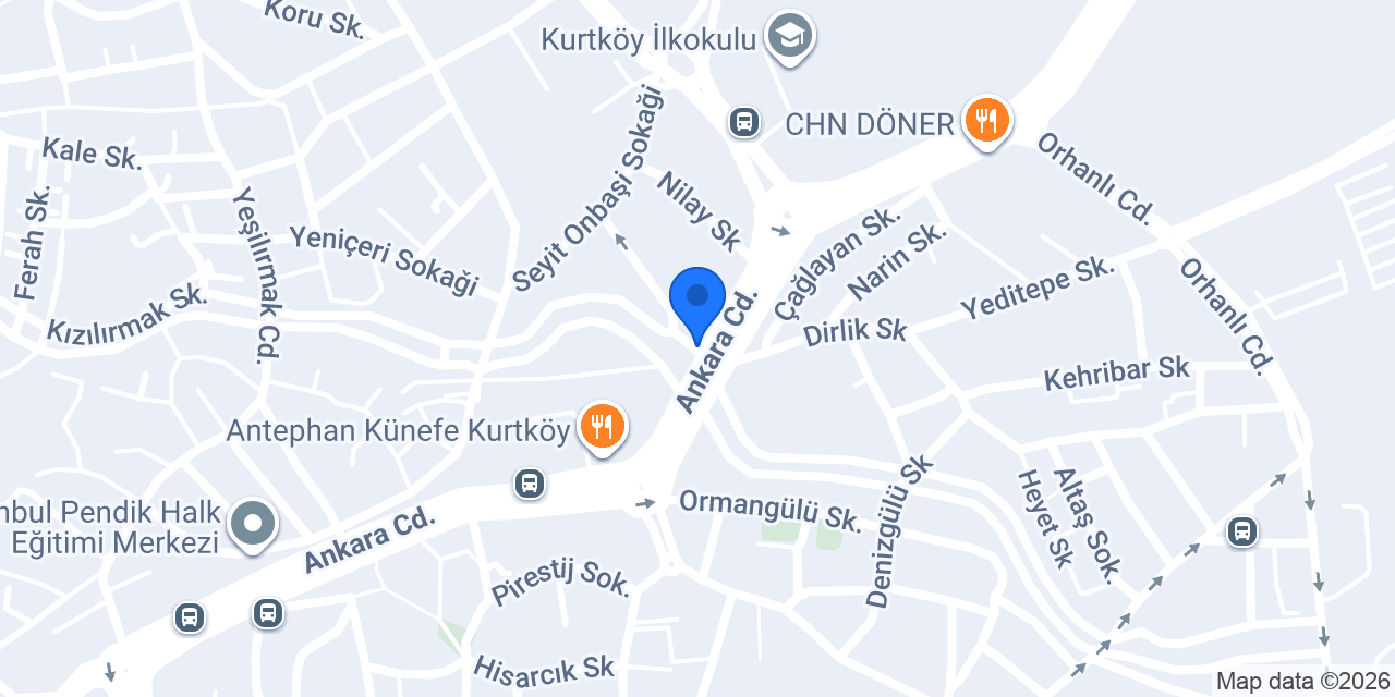 Maydonoz Döner Kurtköy Ankara Cd. konumu