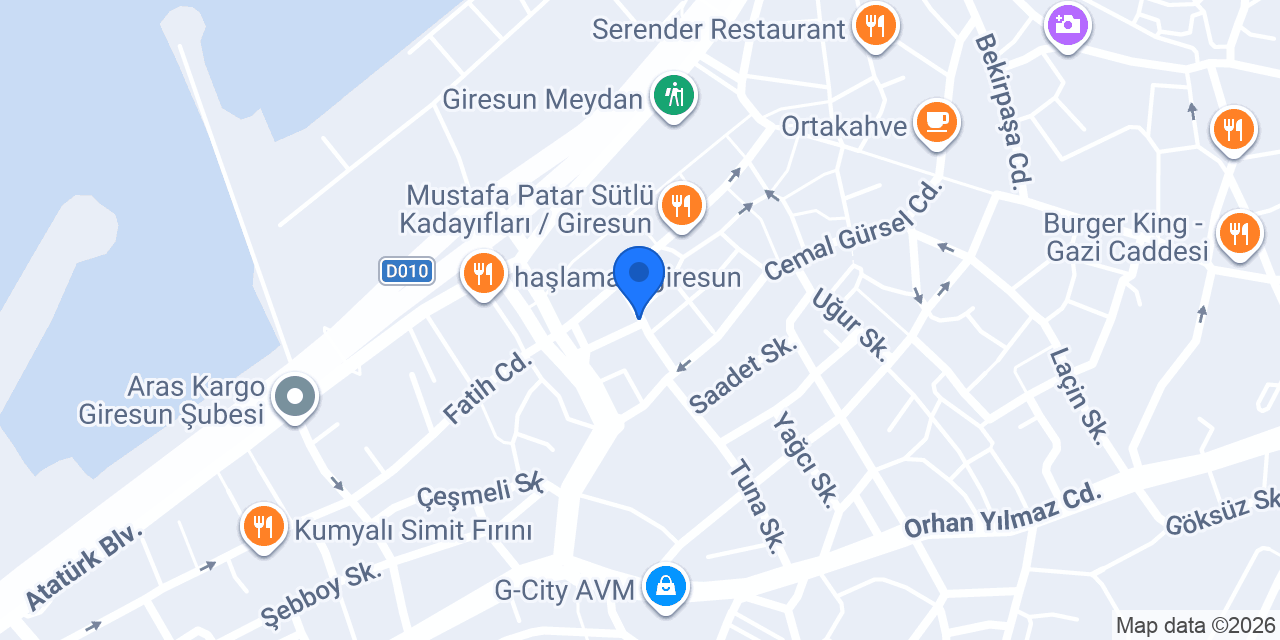 Birlik Emlak konumu