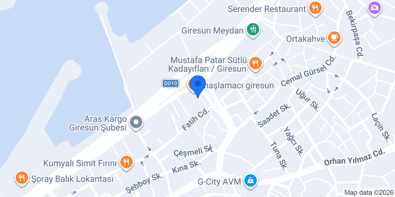 Giresun Mega Sigorta konumu