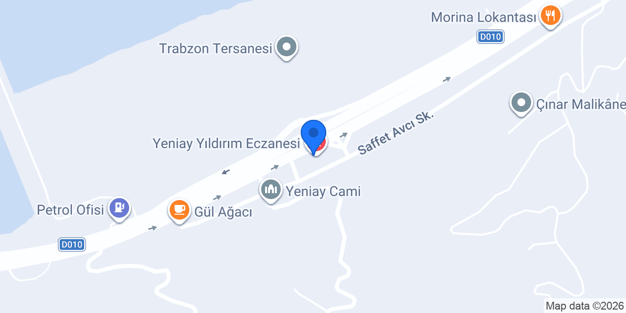 Yeniay Yıldırım Eczanesi konumu