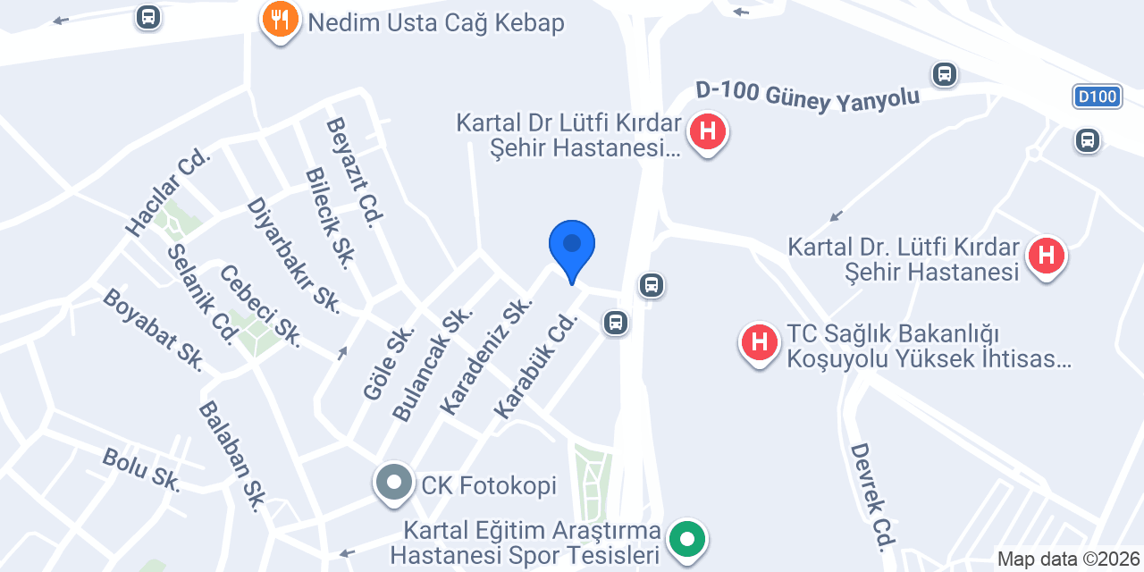 Lastik yol yardım konumu