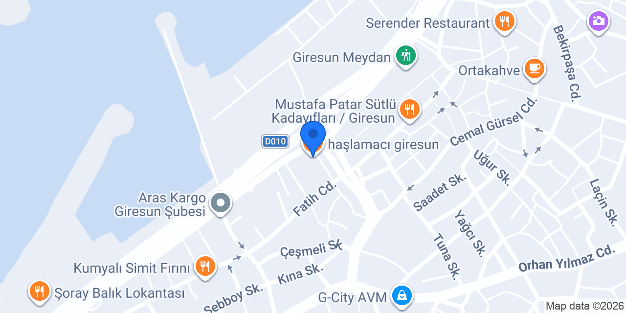 haşlamacı giresun konumu