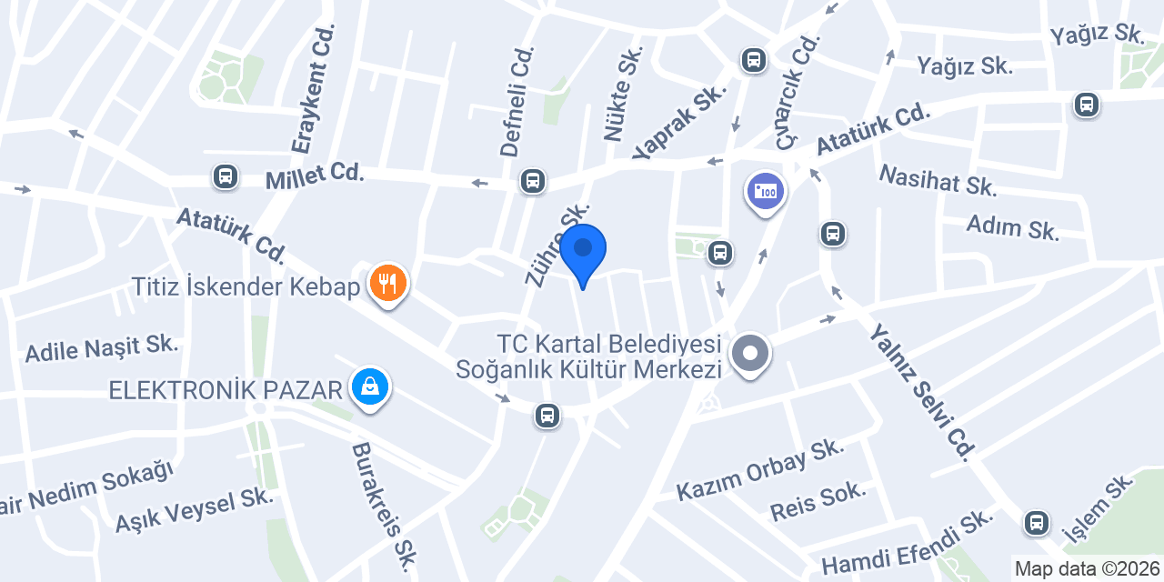 Kuaför Alican konumu