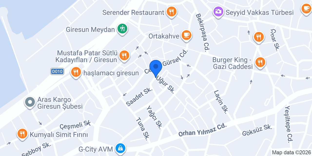 Ada ev yemekleri konumu