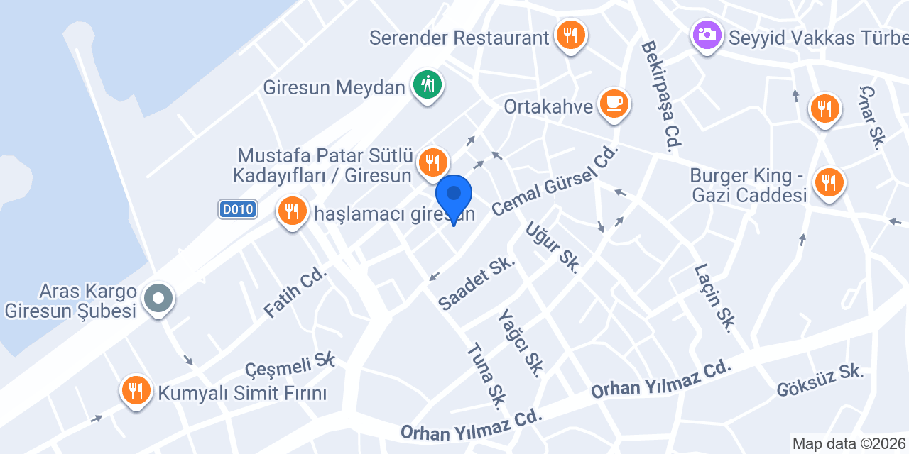 Şahin Matbaası konumu