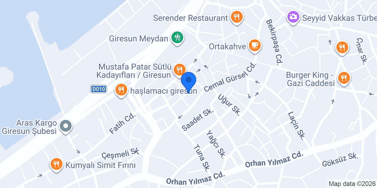 Çotanak Döner Kenan Usta konumu