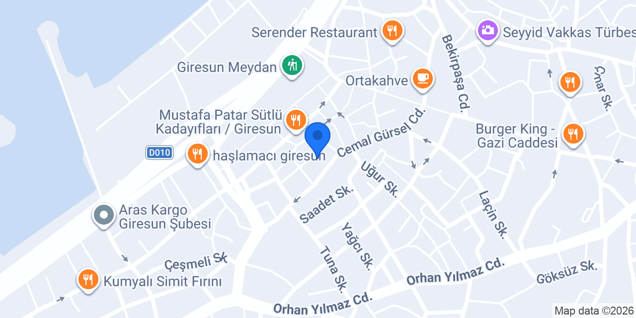 Çakır Gömlek konumu