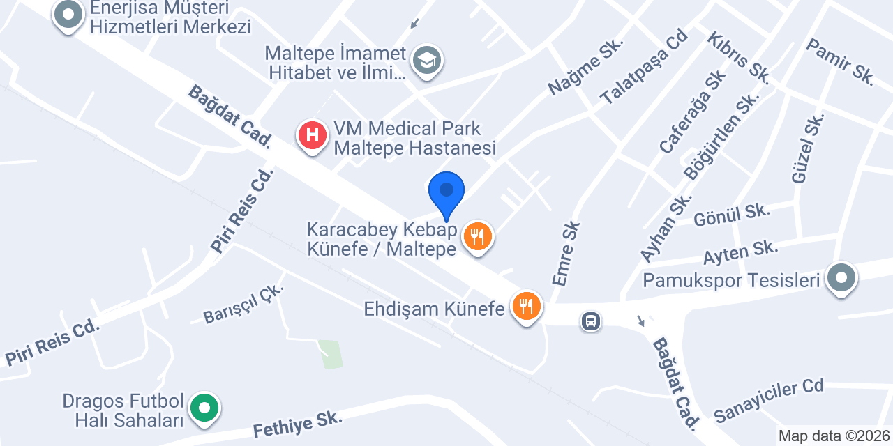 Sekiz Oniki Kurs Maltepe konumu