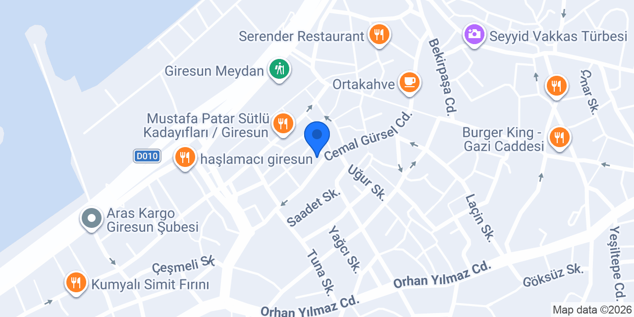 Aksu Tekstil konumu