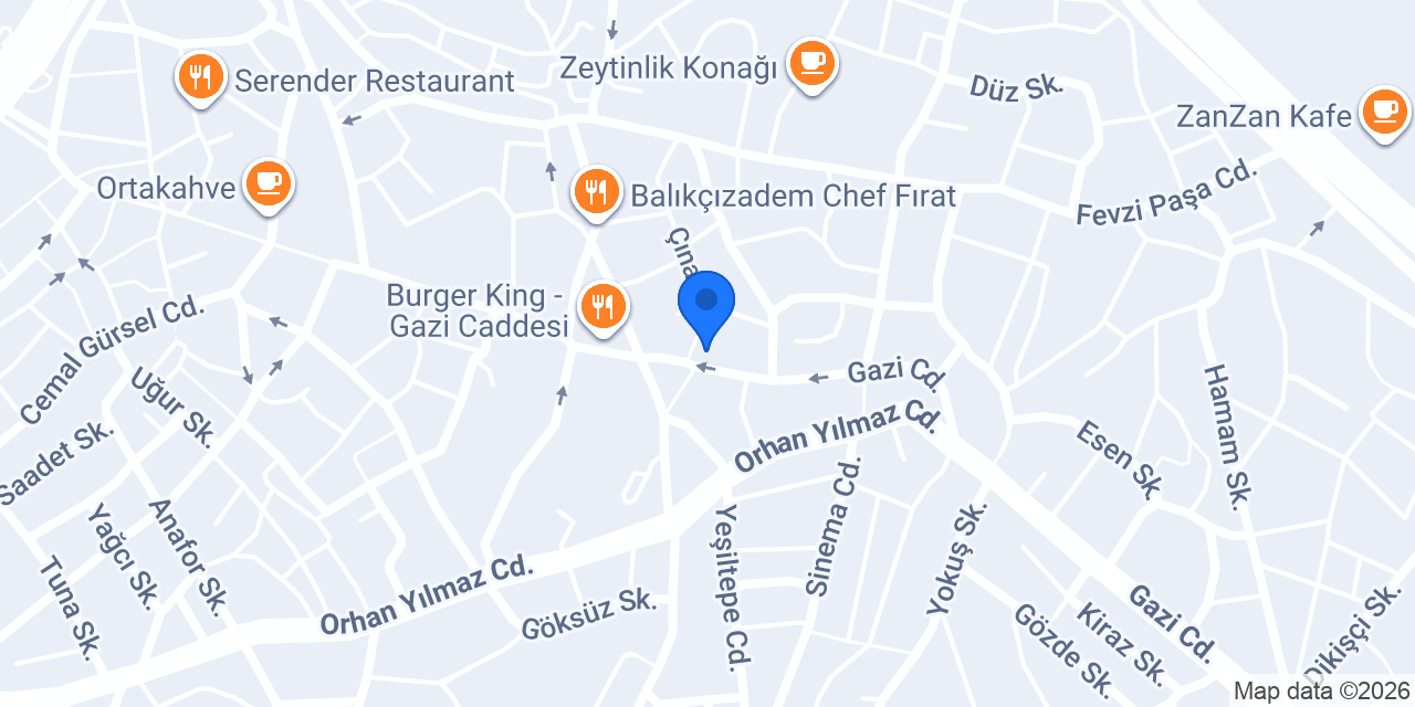 sirin kafe konumu