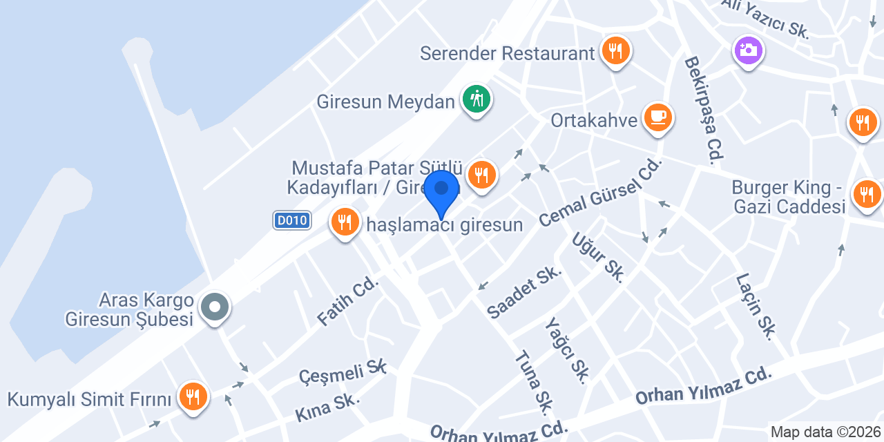 Klas Pastanesi konumu