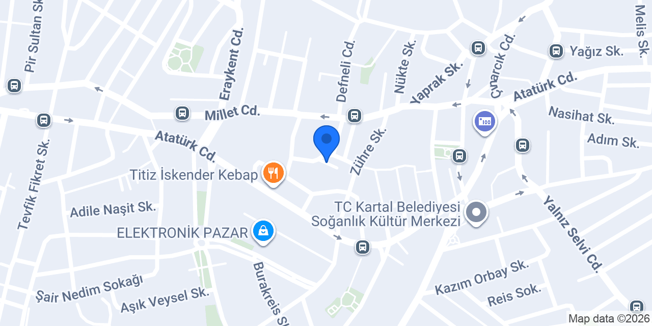 Çetin Mobilya konumu
