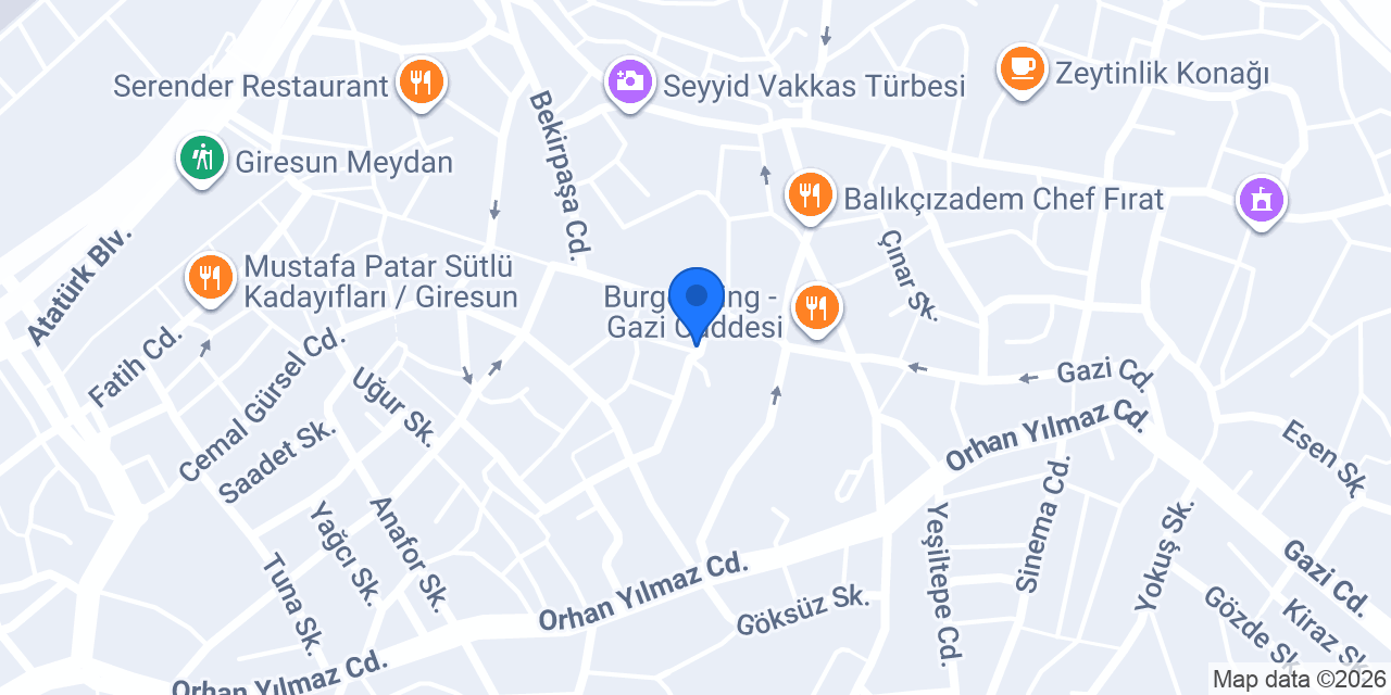 Aytürk Reklam konumu