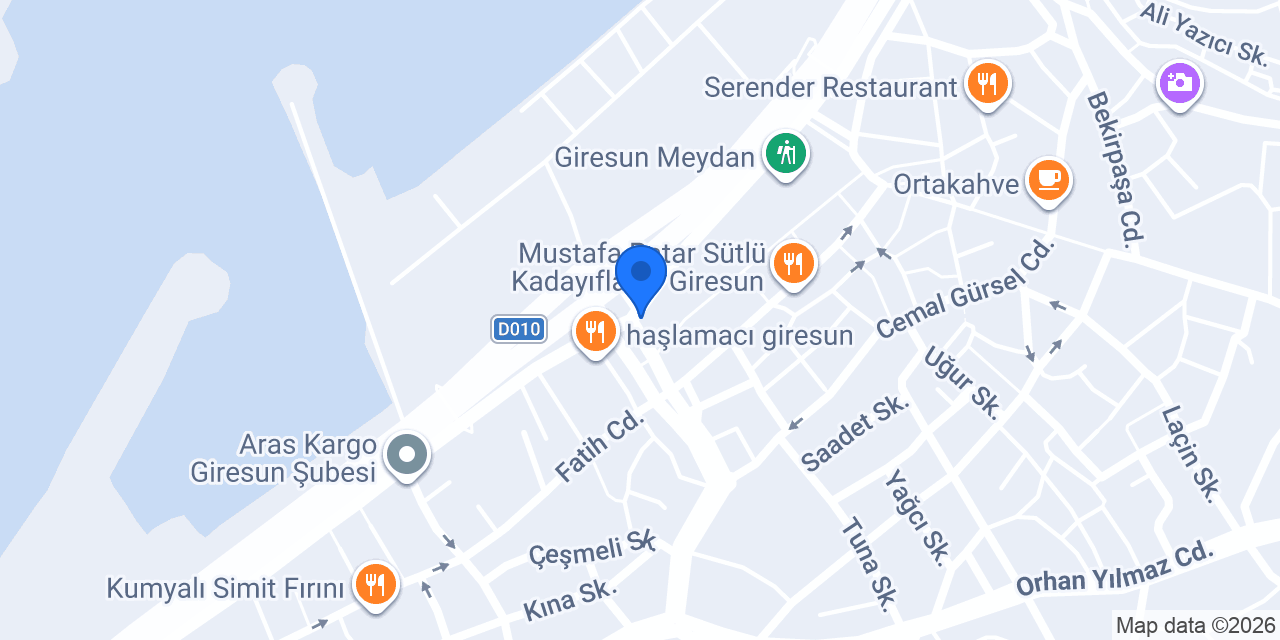 Karadeniz Midyecisi konumu