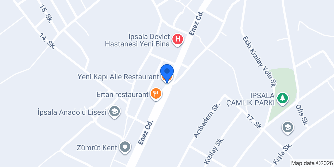Yeni Kapı Aile Restaurant konumu