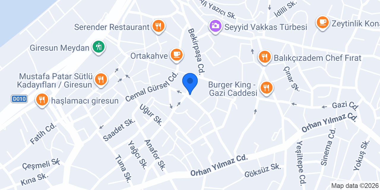 Çotanak Yapı Denetim konumu