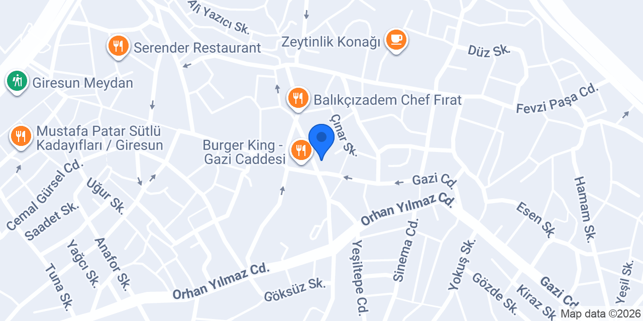 Sultan Börek Fırını konumu