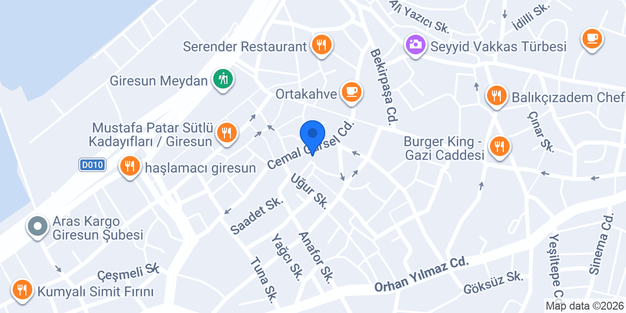 Burak Sürücü Kursu konumu