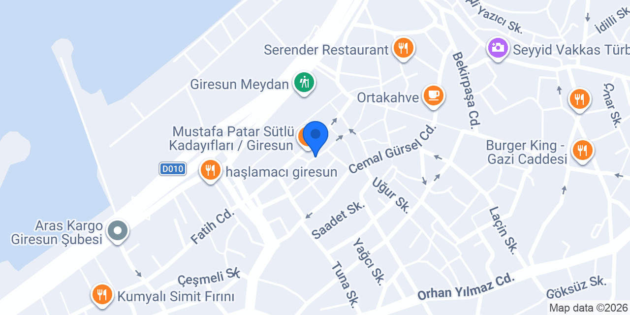 Bekiroğlu Mimarlık konumu