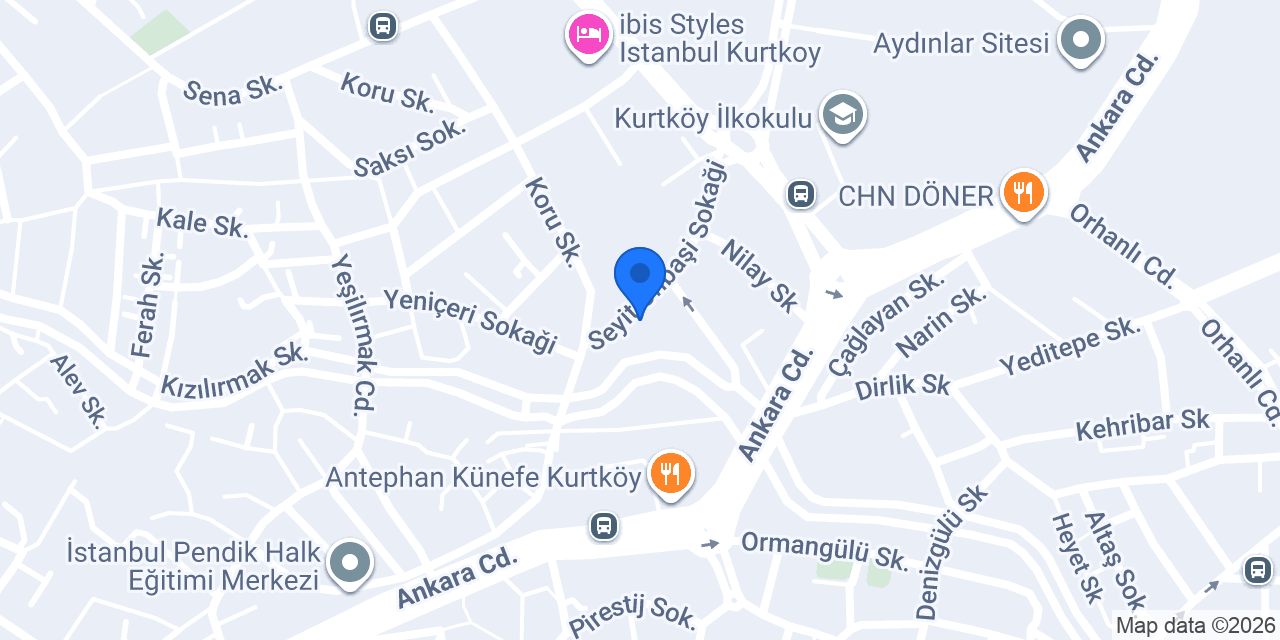 Çinar 2 Engelli Bakim Merkezi - Pendik Şubesi konumu