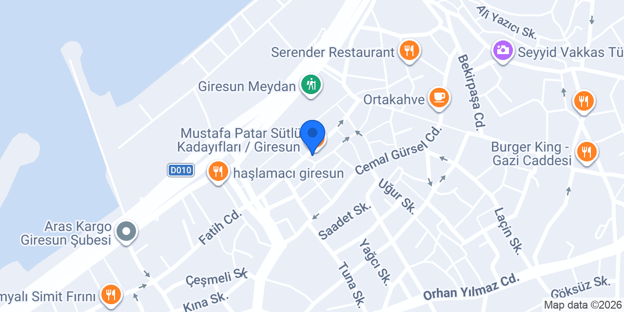 Fındıkcım Fatih Caddesi konumu