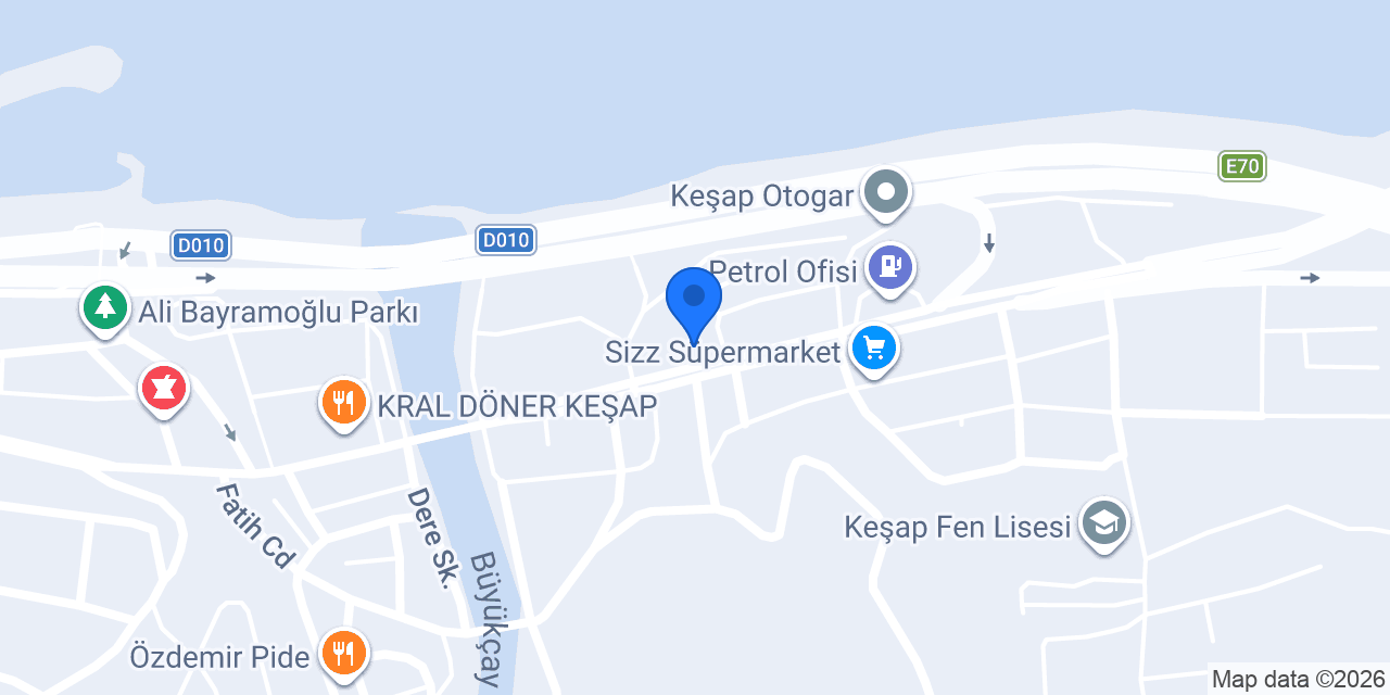 Altuğ Dondurma konumu